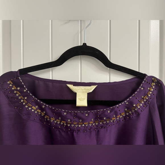 NYC Design Large Purple Embellished Top - Picture 3 of 7